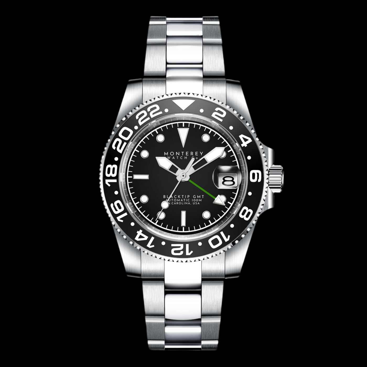 GMT Dial Close-Up – Monterey Watches
