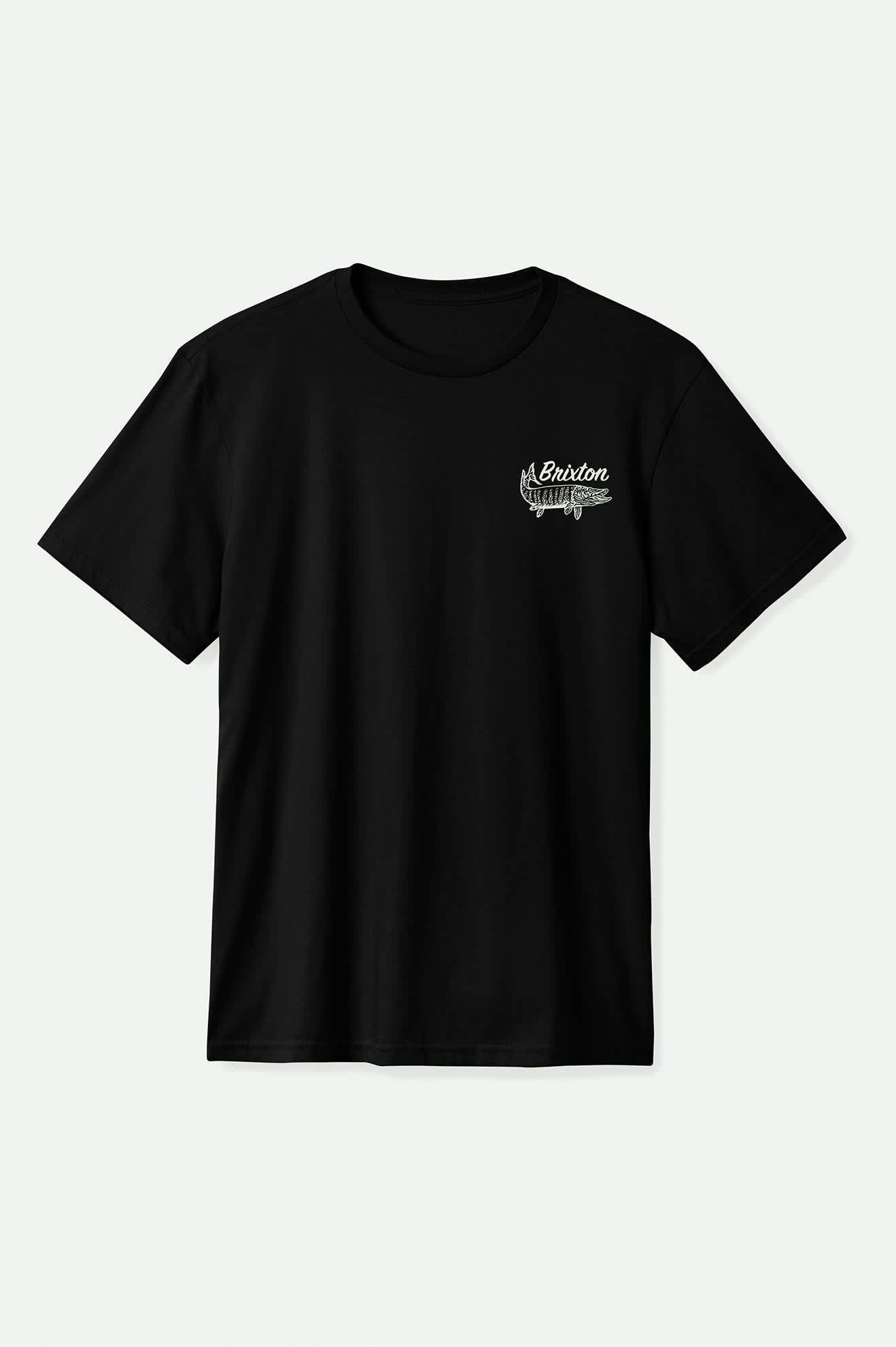 Muskie S/S Standard T-Shirt - Black Worn Wash
