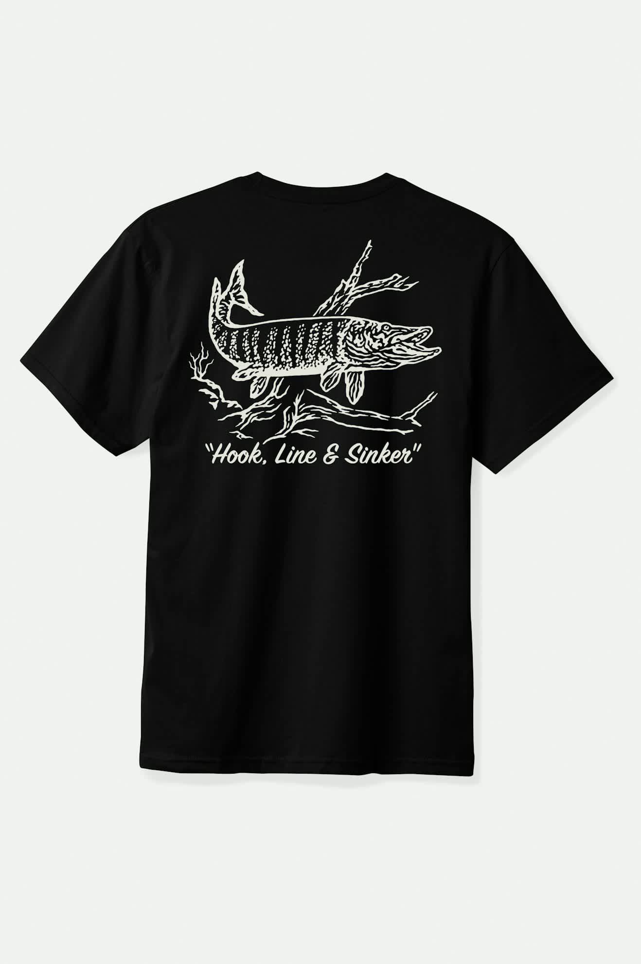 Muskie S/S Standard T-Shirt - Black Worn Wash