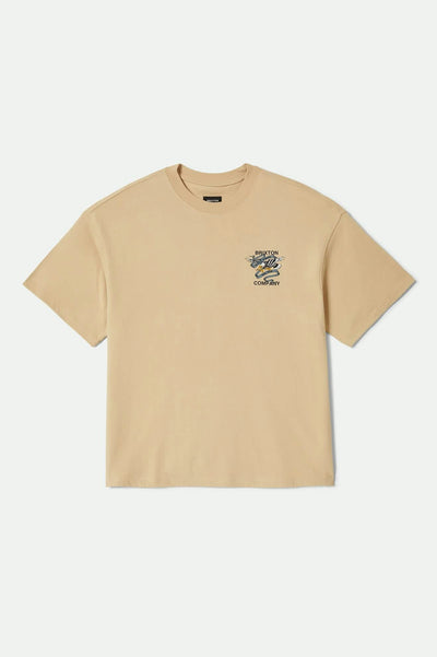 Live Free Heavyweight Relaxed T-Shirt - Cream Classic Wash