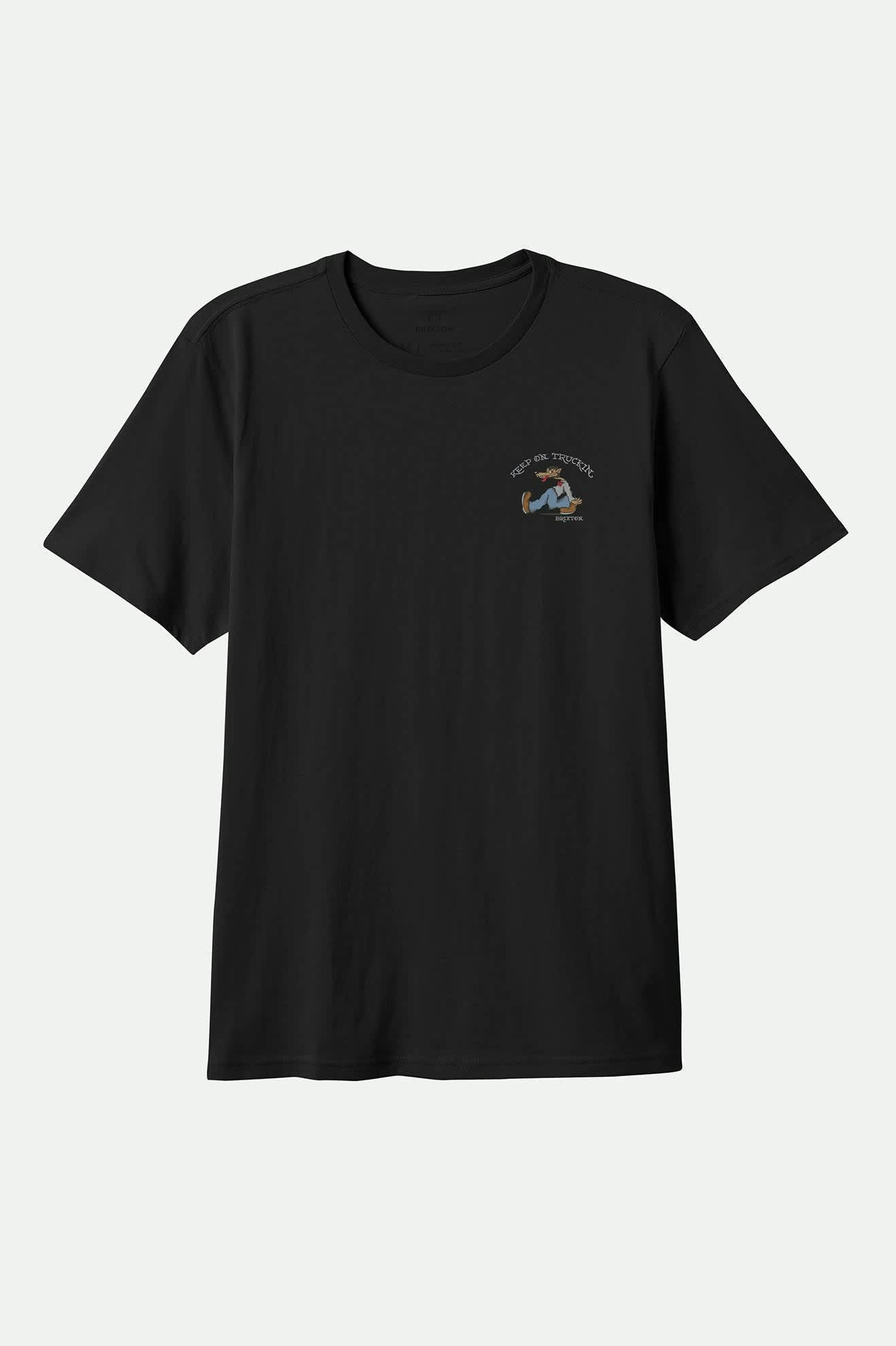 Stride S/S Tailored T-Shirt - Black