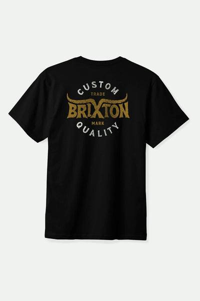 Gibson S/S Standard T-Shirt - Black Worn Wash