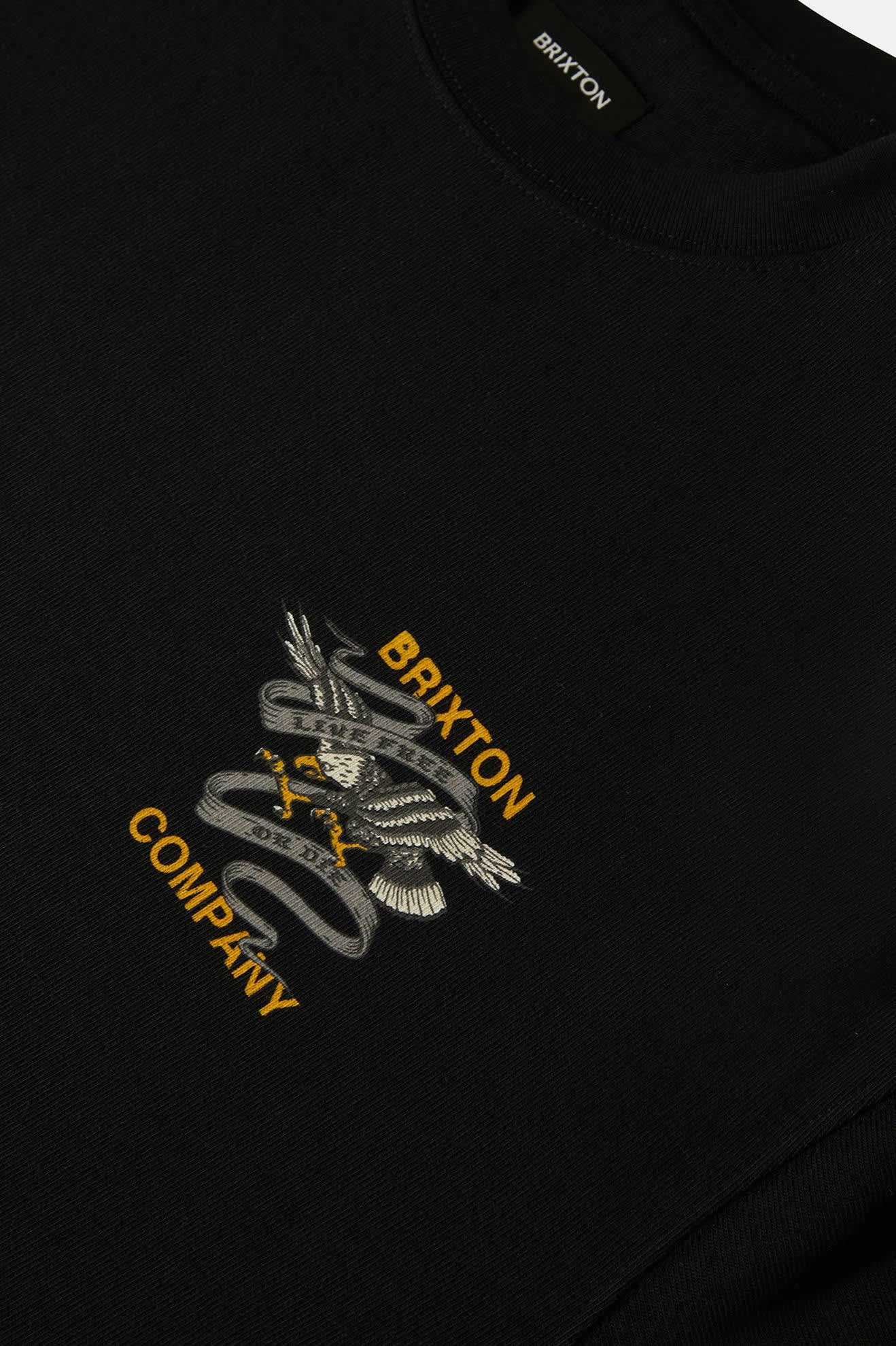 Live Free Heavyweight Relaxed T-Shirt - Black Classic Wash