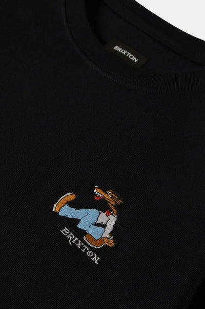 Strike Heavyweight S/S Standard T-Shirt - Black Classic Wash