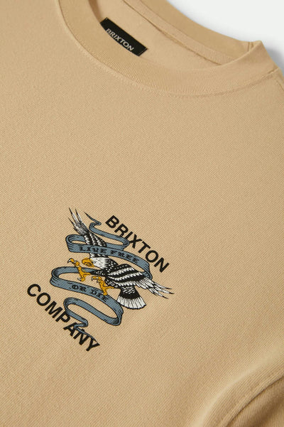 Live Free Heavyweight Relaxed T-Shirt - Cream Classic Wash