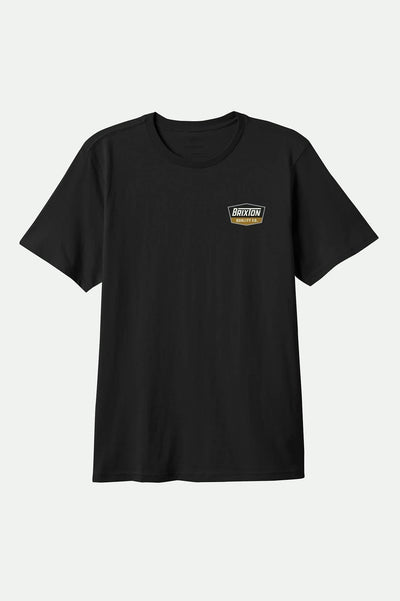 Regal S/S Standard T-Shirt - Black/Off White/Metal Bronze