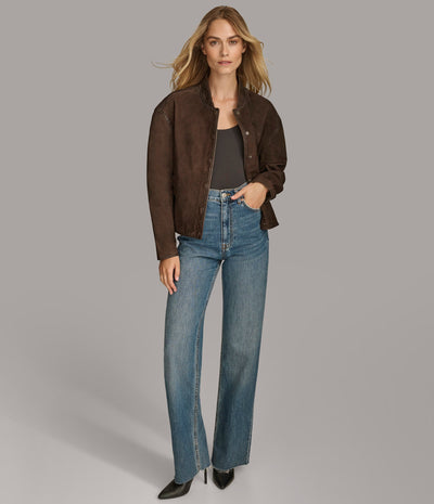 Angie Snap Bomber Jacket