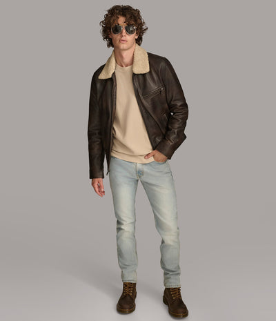 Dean Zip Up Shirt Collar Jacket