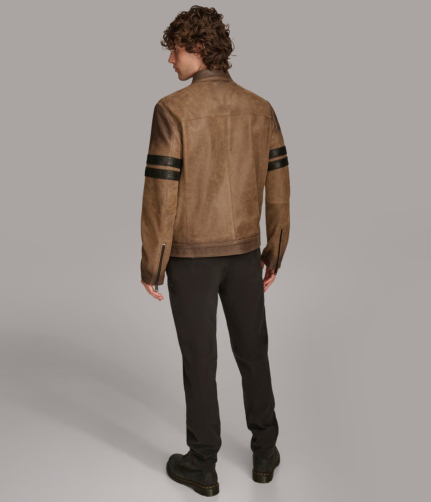 Aiden Color Blocked Racer Jacket