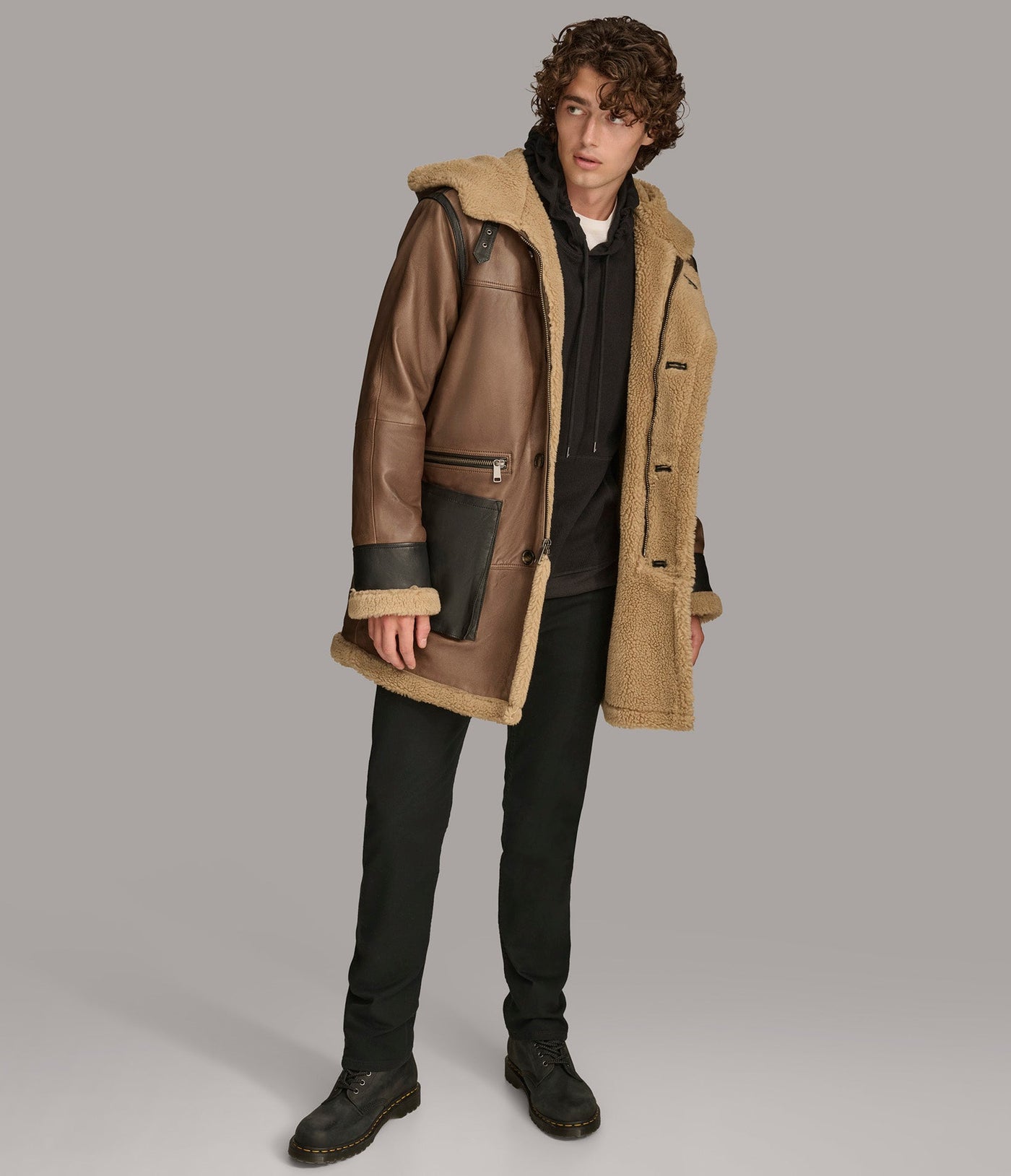 Logan Faux Shearling Coat