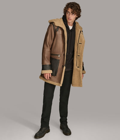 Logan Faux Shearling Coat