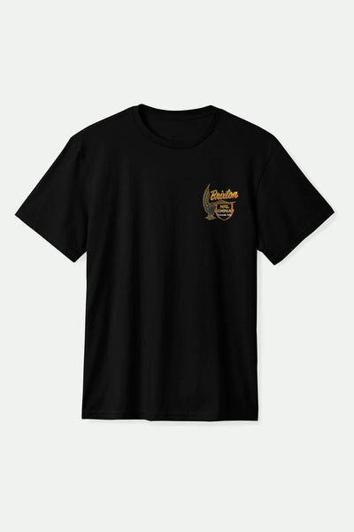 Highline S/S Standard T-Shirt - Black Worn Wash