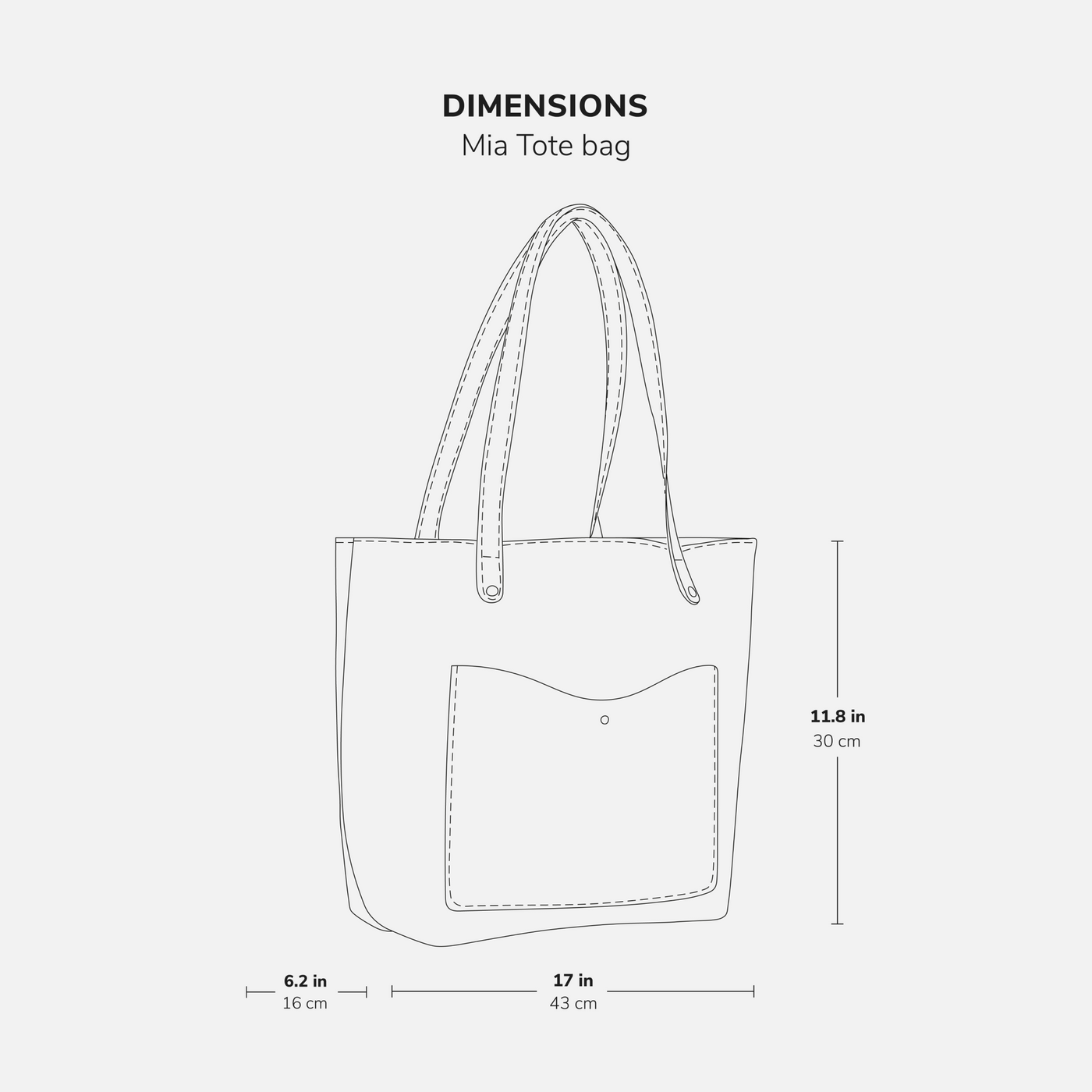 Mia Tote - Full-Grain Leather - Women's