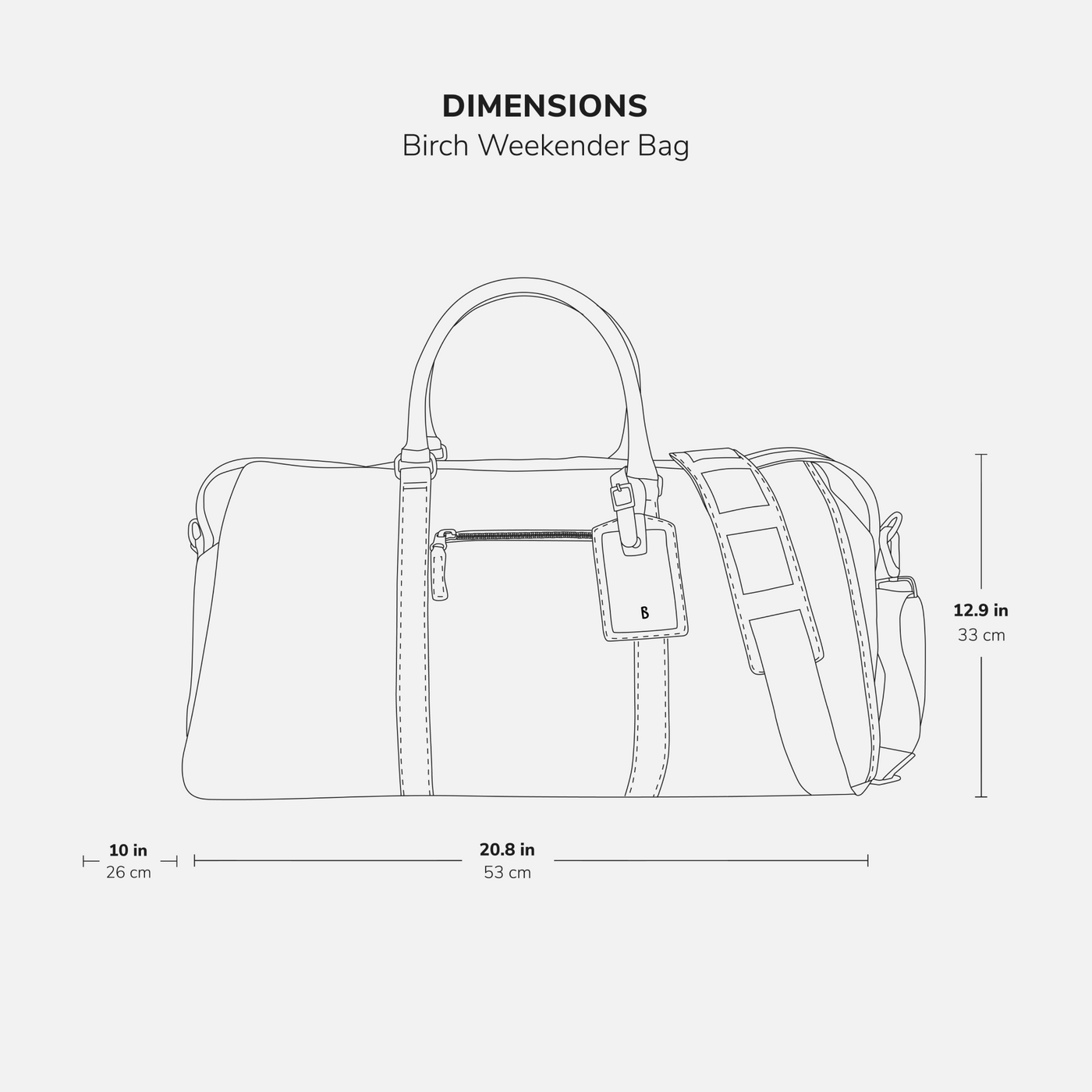 Birch Weekender Bag - Women’s Pebbled Leather