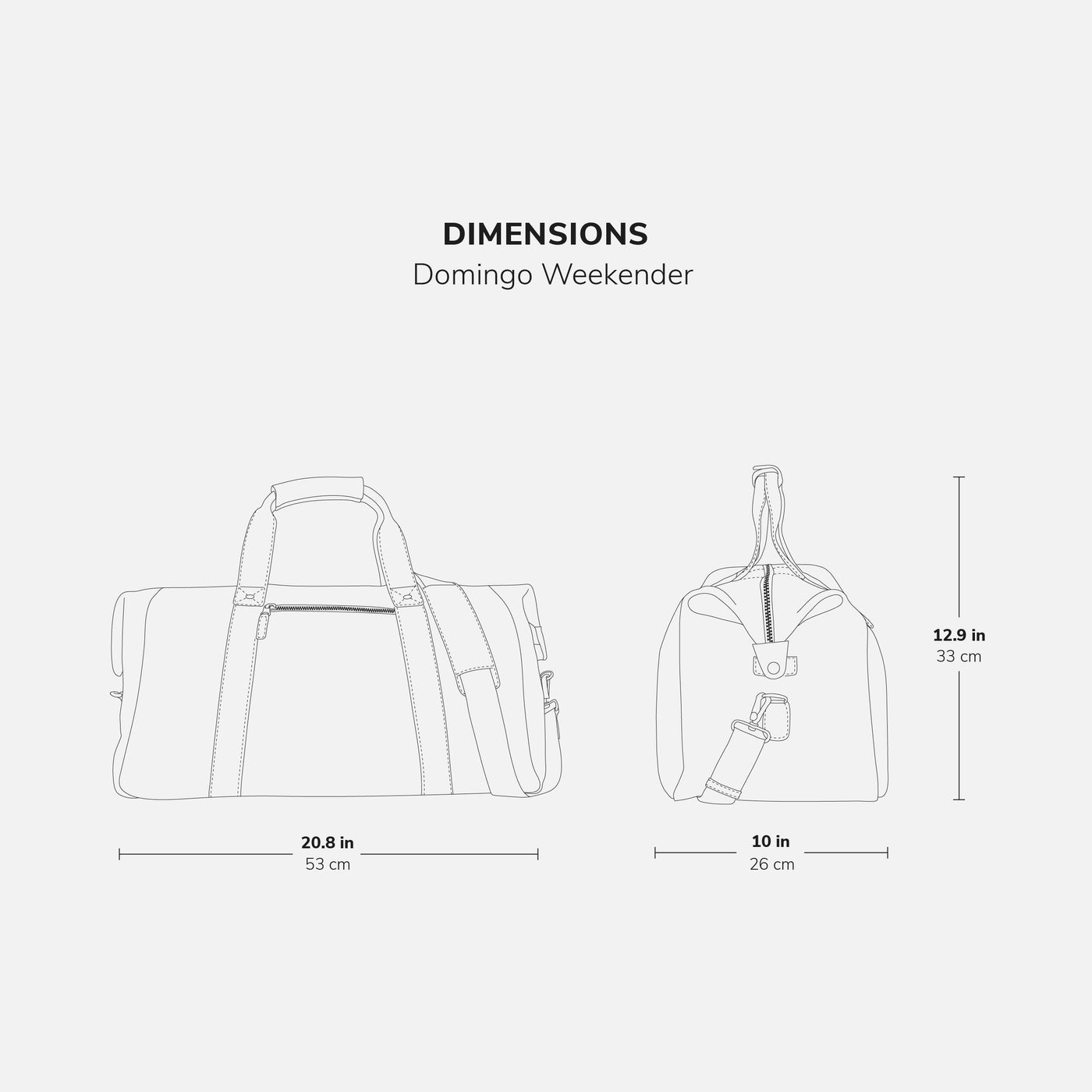 Domingo Duffel Bag - Pebbled - Men's