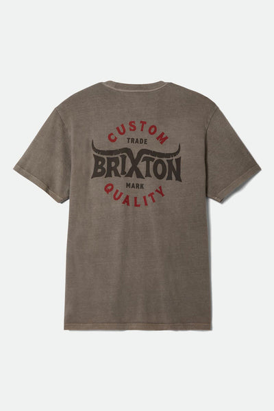 Gibson S/S Standard T-Shirt - Cinder Worn Wash